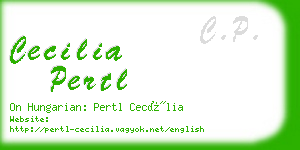 cecilia pertl business card